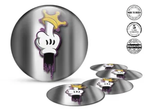 Decal Logo Ruota Stile Drift Etichette Lusso Premium